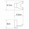 Крючок WasserKRAFT Leine K-5023D
