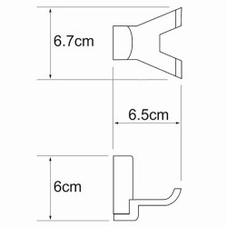 Крючок WasserKRAFT Leine K-5023D