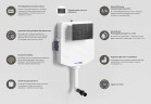 смывной бачок WasserKRAFT Aller 10TLT.031.ME.MB01 для унитаза