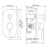 Душевая система WasserKRAFT Main A14129