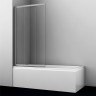 Шторка на ванну WasserKRAFT Tauber 100 64S02-100WS