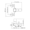 Смеситель для ванны WasserKRAFT Naab 8601