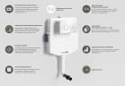 смывной бачок WasserKRAFT Aller 10TLT.031.ME.WH01 для унитаза
