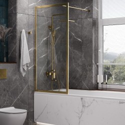Шторка на ванну WasserKRAFT Abens 80 20W01-80 BG Fixed WasserSchutz