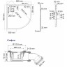 Душевой поддон из стеклопластика WasserKRAFT Main 90x90 41T01