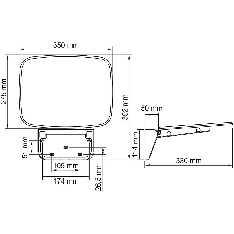 Сиденье для душа WasserKRAFT SS402
