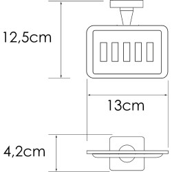 Мыльница WasserKRAFT Rhin K-8769