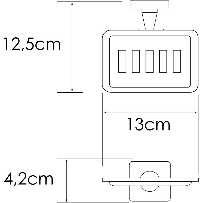 Мыльница WasserKRAFT Rhin K-8769