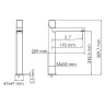 Смеситель для раковины WasserKRAFT Naab 8603H
