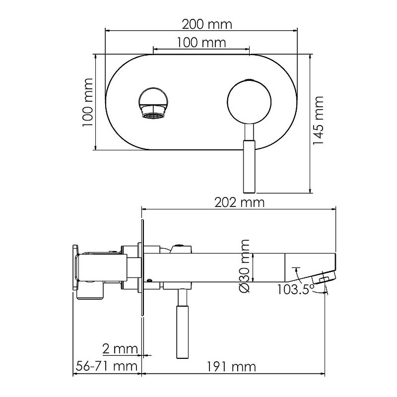 Смеситель для раковины WasserKRAFT Wern 4230