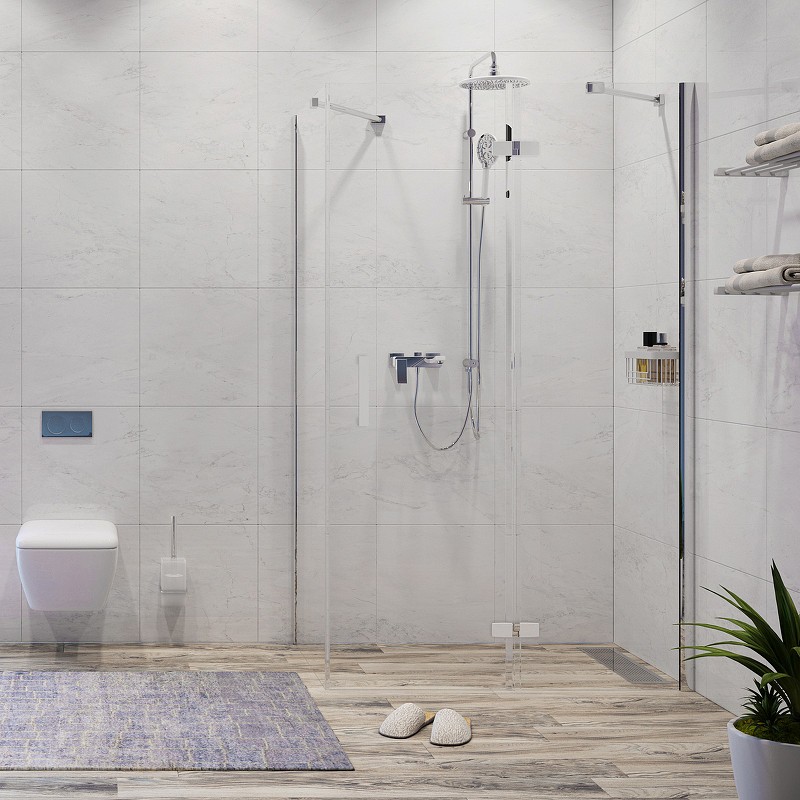 Душевой уголок WasserKRAFT Aller 120х80 R 10H06RWHITE