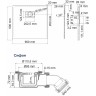Душевой поддон из стеклопластика WasserKRAFT Main 90x90 41T03