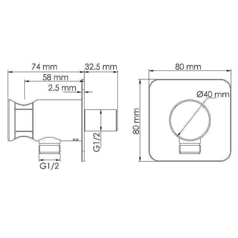 Душевая система WasserKRAFT Tauber A6451.296.097.121.275.100.276