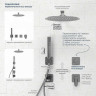 Душевая система WasserKRAFT Tauber A6451.297.298.097.121.275.100.276