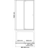 Душевая дверь WasserKRAFT Aula 90 11P04