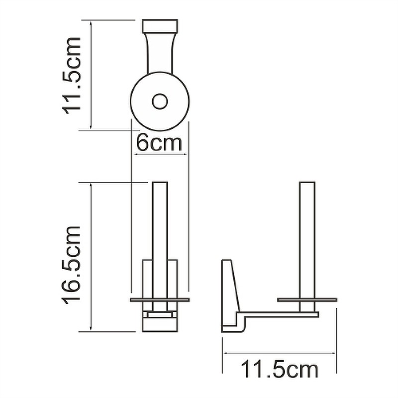Держатель запасного рулона WasserKRAFT Lopau K-6097
