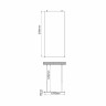 Душевая перегородка WasserKRAFT Vechte 110 60W46BN