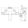 Смеситель для ванны WasserKRAFT Naab 8611 Thermo с термостатом