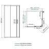 Душевой уголок WasserKRAFT Main 100x100 41S19