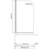 Шторка на ванну WasserKRAFT Leine 80 35P01-80Fixed