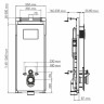 монтажная рама WasserKRAFT Salm 27TLT.010.ME.BL.BN03 для унитаза