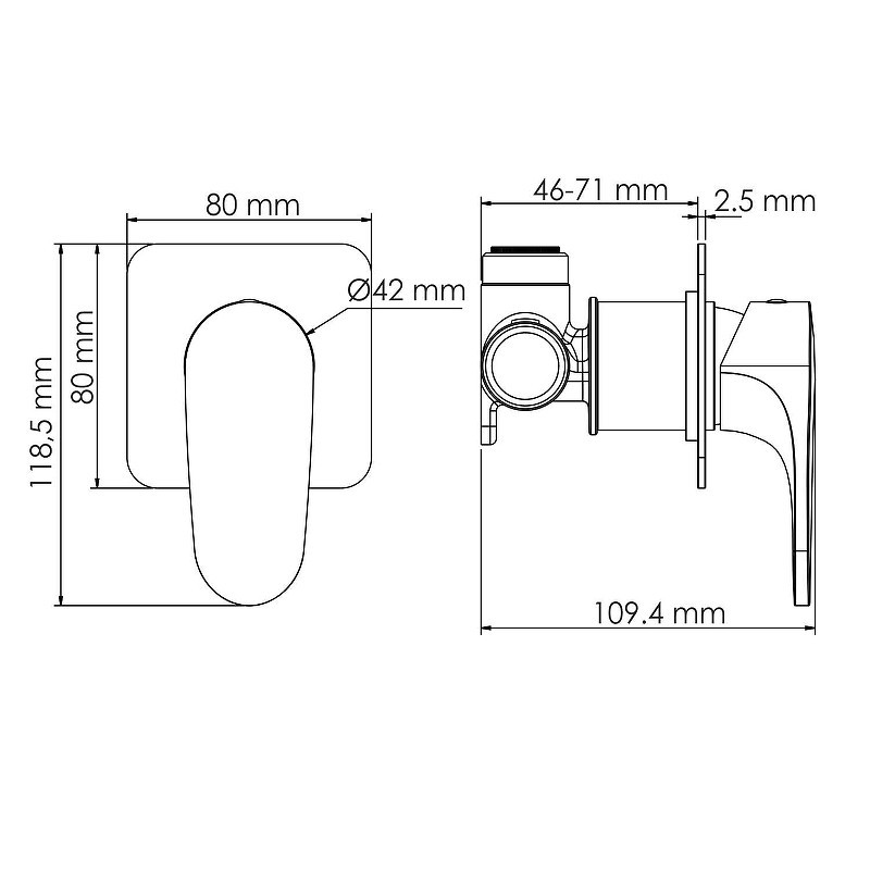 Душевая система WasserKRAFT Weida A3151.268.090.116.271.087.103