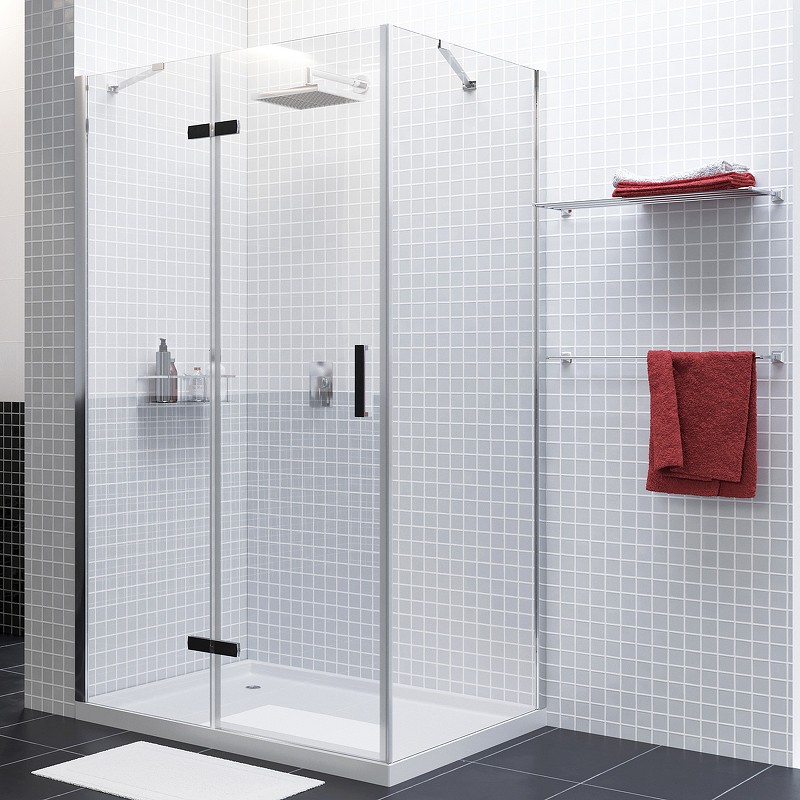 Душевой уголок WasserKRAFT Aller 120х80 L 10H06LBLACK
