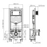 монтажная рама WasserKRAFT Dill 61TLT.010.ME.RG02 для унитаза