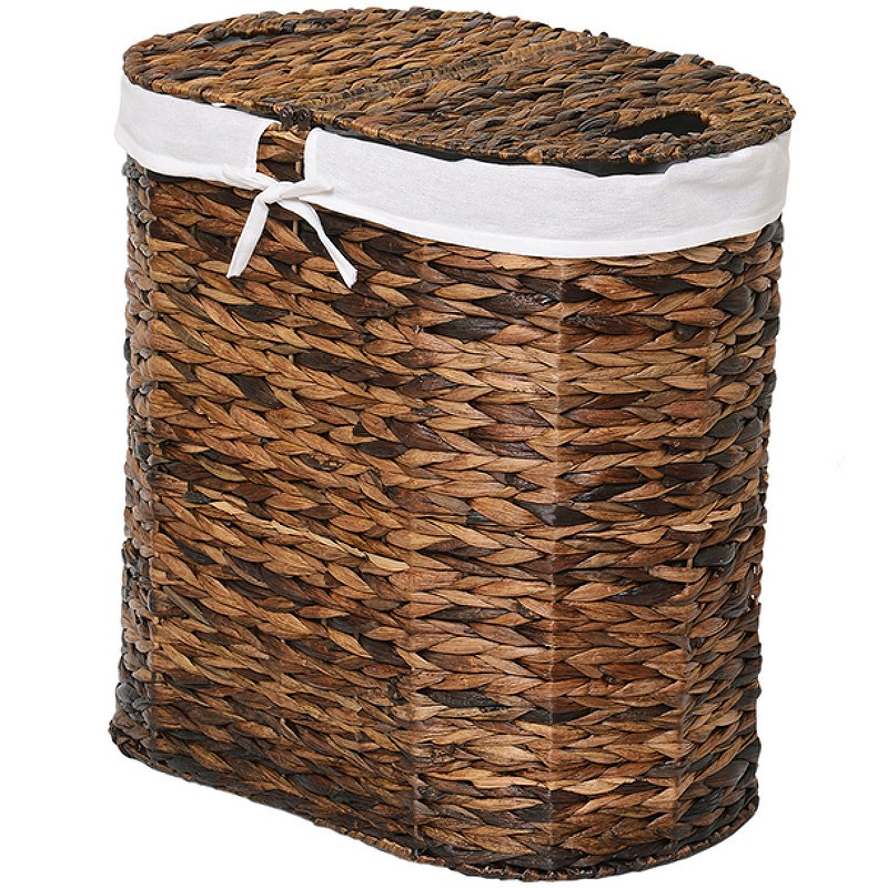 Корзина для белья WasserKRAFT Dill WB-611-L с крышкой
