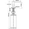 дозатор моющих средств WasserKRAFT K-1299