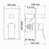 Смеситель для душа WasserKRAFT Aller 10641