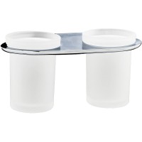Стакан для зубных щеток WasserKRAFT Kammel K-8328D двойной