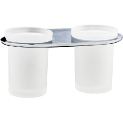 Стакан для зубных щеток WasserKRAFT Kammel K-8328D двойной