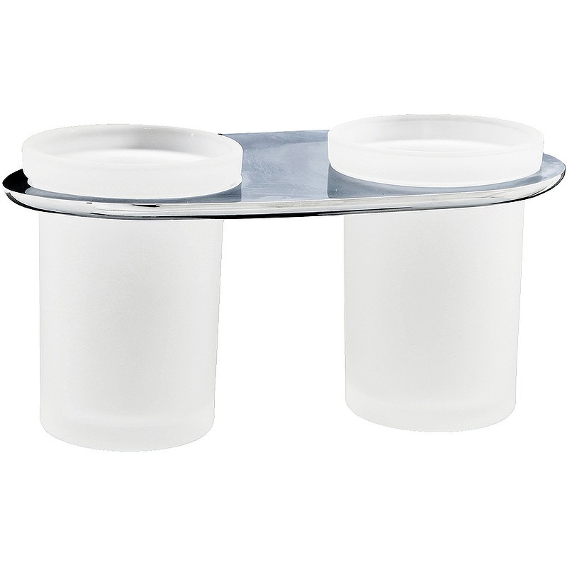 Стакан для зубных щеток WasserKRAFT Kammel K-8328D двойной