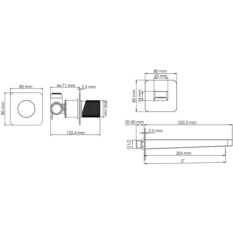 Смеситель для раковины WasserKRAFT Ems A7651.305
