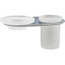 Стакан для зубных щеток с мыльницей WasserKRAFT Kammel K-8326