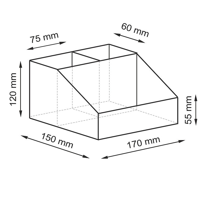 Корзина для аксессуаров WasserKRAFT Wern WB-421-S