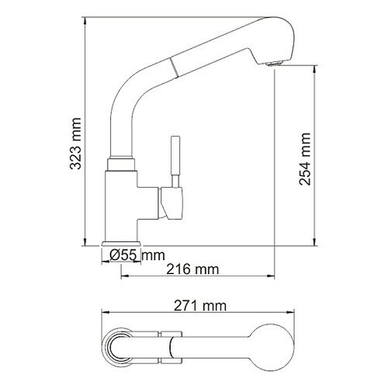 Смеситель для кухни WasserKRAFT A8247
