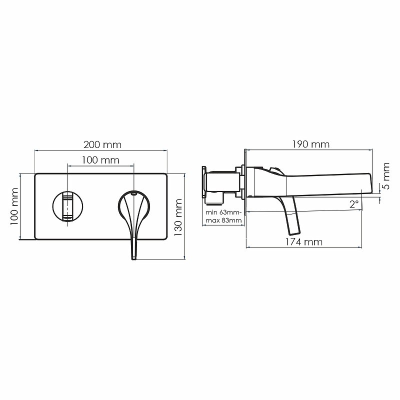 Смеситель для раковины WasserKRAFT Sauer 7130