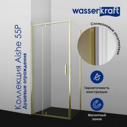 Душевая дверь WasserKRAFT Aisch 120 55P05