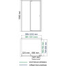 Душевой уголок WasserKRAFT Aula 100х80 11P17