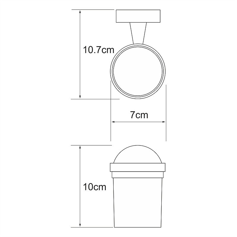 Стакан для зубных щеток WasserKRAFT Isen K-4028