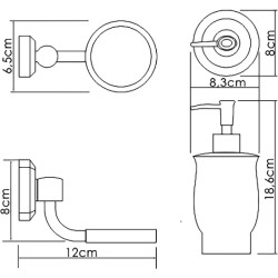 Дозатор для жидкого мыла WasserKRAFT K-24199