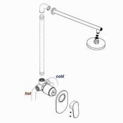 Смеситель для душа WasserKRAFT Main 4151