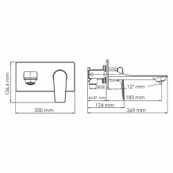 Смеситель для раковины WasserKRAFT Wiese 8430