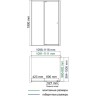 Душевой уголок WasserKRAFT Aula 110х100 11P16