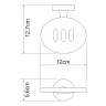 Мыльница WasserKRAFT Isen K-4069