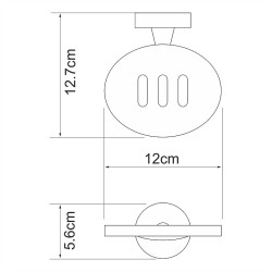 Мыльница WasserKRAFT Isen K-4069