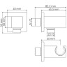 Шланговое подключение WasserKRAFT A125