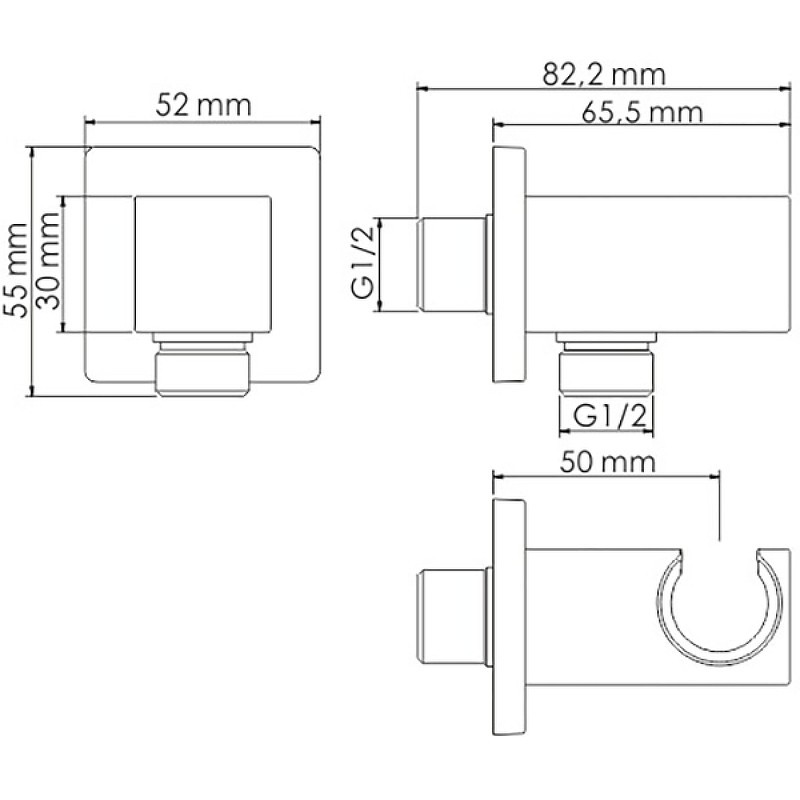 Шланговое подключение WasserKRAFT A125
